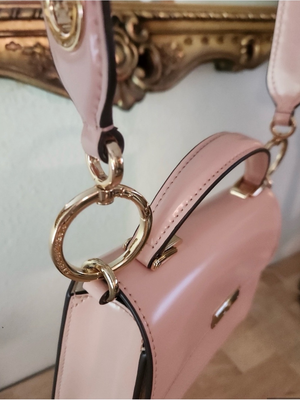 ✨Marc Jacobs Blush Pink Structured Top-Handle Satchel✨ - Picture 8 of 11